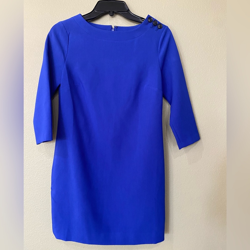 Banana Republic 3/4 sleeve Blue dress